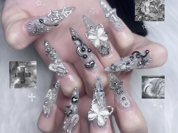 プリンセス(Princess)の写真/【梅田中崎町すぐ】長さ出し(チップ)/パーツの種類豊富★推し活/痛ネイルなどイベント前の利用もおススメ♪