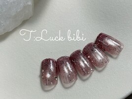 【キラキラマグネットネイル】