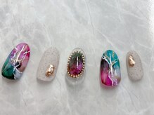 ネイルサロン ソウ 京橋店(Nail Salon Sou)/大理石風×インク
