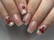 ノイスネイル(noice nail)/120min menu／リボン／ハート