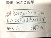 もみの樹/酸素カプセル効能例(視力）