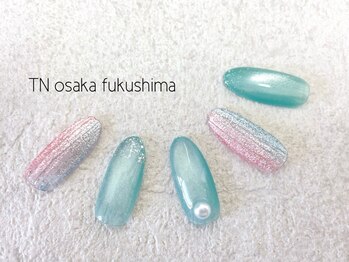 ティーエヌ 大阪福島店の写真/【毎月の定額デザイン6600円～】大人可愛い綺麗目デザインが大人気♪駅から2分♪