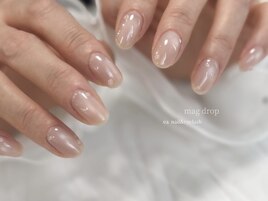 うるうる水滴マグネット