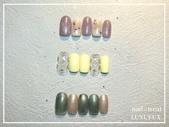 ネイルアンドアイラッシュ ルクソー ホテル日航福岡店(Nail&Eyelash LUXUEUX.)/【定額デザイン¥8800】