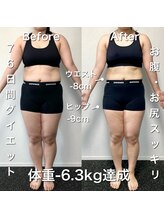 【ダイエット/痩身】パーソナルトレーニングジムNEXT GYM TOKYO駒込・巣鴨店/お客様の変化