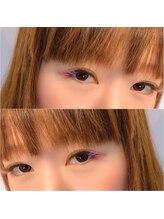 ラウレア(laule'a)/カラーエクステpink &purple