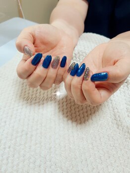 ミエネイル(mie_nail)/ワンカラー+デザイン