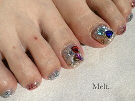 ビジュー♪フットつけ放題¥11800