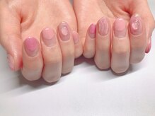アモールネイル(amor nail)/ピンク系ニュアンスネイル