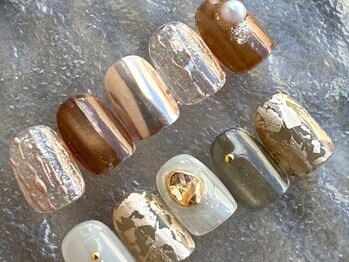 エルネイル バイ ファースト(el.NAIL by1st)の写真/【札幌駅徒歩３分】パラジェル導入店で爪に優しいネイルがお得に◎豊富なニュアンスデザイン♪