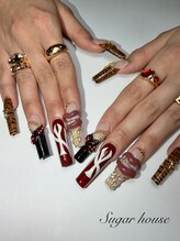 海外リップネイル