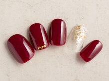 コーラルワン(CORAL ONE)/女性らしさUP♪ボルドーネイル