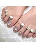 【平日限定☆】　フットワンカラー　￥6600