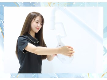 ホワイトニングショップ 千葉店/白さの目標を決めたら施術開始☆