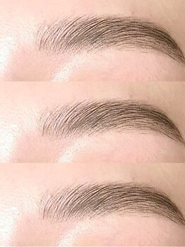 アテ(Ate)の写真/「眉で季節感アップ。HBLでつくる,こなれ秋顔バランス」ふんわり毛流れ×自然な立体感で,秋の洒落顔に
