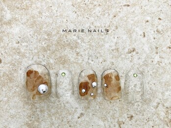 マリー ネイルズ いわきラトブ店(MARIE NAILS)/定額5,500円税込 クリア 0925a