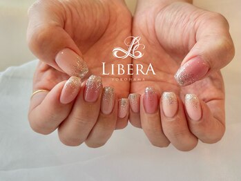 ワンカラー+先端ラメ