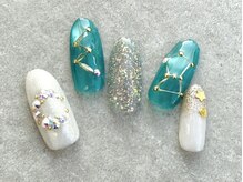 ターラ(Tara)/冬　夜空ネイル