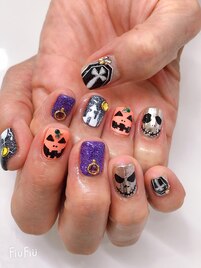 ハロウィンネイル