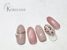 ネイルサロン マリキータ(MARIQUITA)/マグネットピンクレオパード