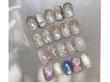 gelデザインコース(\15400)華やかデザイン、トレンドアート多数