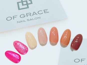 オブ グレイス(Of Grace)の写真/普段ネイルができない方、急なイベントでネイルをしたい方に♪短期間のネイルを楽しめる30分メニュー¥3500