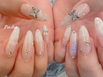 パシャ(Pasha)/ribbon nail