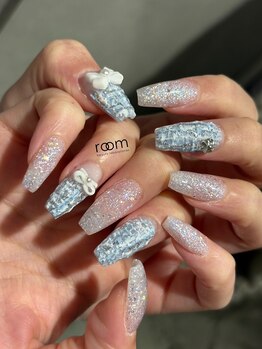 ルーム ビューティーラボラトリーズ(room beauty laboratories)/冬ネイル×ツイードネイル