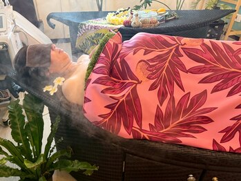 究極ハマム浴＆リラクゼーションマッサージサロンLa Lino from Hawaiiの写真/ハーブの香りで代謝促進！お悩みに合わせたオーダーメイドのスチームで全身デトックス＆ツヤ肌へ導きます☆