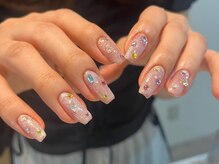 シェリーラメール 渋谷(cherielamer)/宝石ネイル