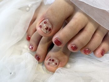 ネイルズ ララ(nails Lala)/さくらんぼネイル