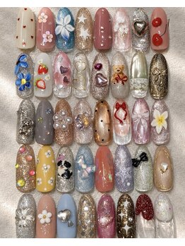 ミ シュエット(Me Chouette)/アート2本&2カラーコース6000円