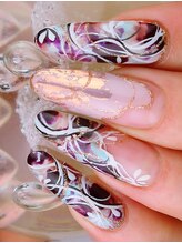 ネイルサロンオーパス(OPUS)/繊細アートで大人めデザイン☆
