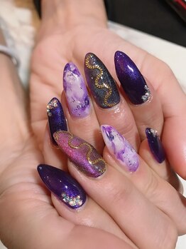 パープルネイル