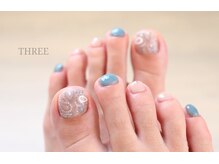 スリー 自由が丘(THREE)/ブルーペイズリー