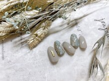 キキネイル たまプラーザ店(kikinail)/10月定額B 大理石ネイル