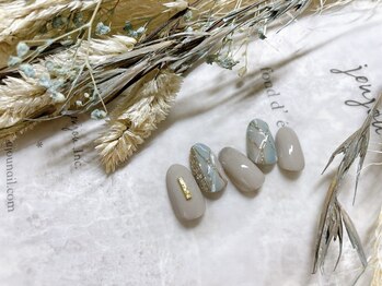 キキネイル たまプラーザ店(kikinail)/10月定額B 大理石ネイル