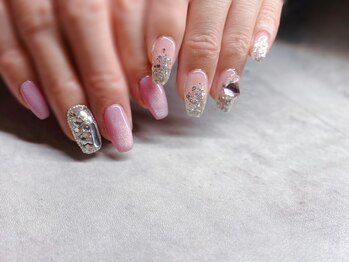 アイリス(IRIS)/ラメ×ピンクマグネット