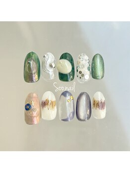 10月定額ネイルシンプルデザイン