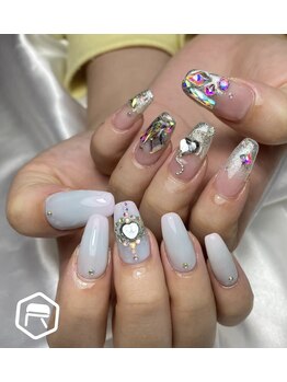 アシメグラデーション
