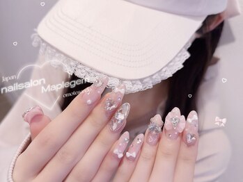 メイプルジェム(Maplegem)の写真/【やり放題】X・TikTokで話題のデザインも！持ち込みデザイン・スカルプ・長さ出し可能♪