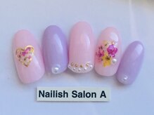 ネイリッシュサロン エー(Nailish Salon A)/ドライフラワーネイル