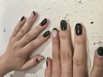 ネイルスミス(Nailsmith)/お客様ネイルブラウンフレンチ
