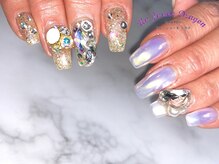 アン ジョーヌドラゴ/【自爪ネイル】アシメネイル