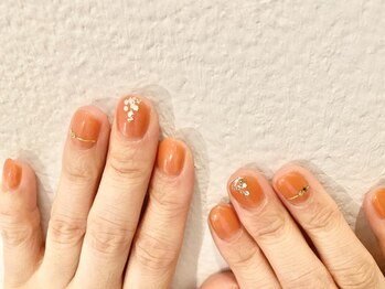 ニキ ヘアー ネイル(niki hair nail)/オレンジショート