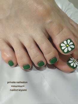 プライベート ネイルサロン マーマ(murmur)/ぷっくりフラワー