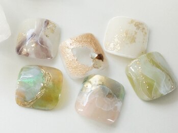 リミナ(Rimyna)/フット/ 親指アート定額サンプル