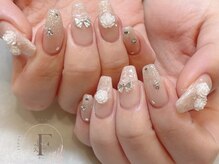 フルゥ エビス(fl EBISU.)/レース/バラ/ワンホンネイル