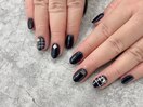 Simple　チェックネイル