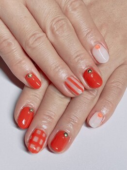 リノネイル(LINO NAIL)の写真/【22時まで営業☆ザ・モール仙台長町近く】仕事帰りOK♪人気のマグネットやニュアンスデザインもお任せ!